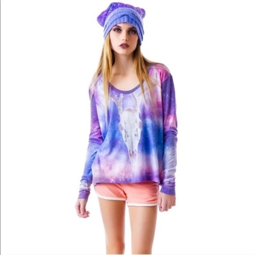 NWT Wildfox daydreamer weekend tee size L